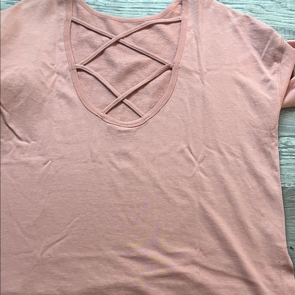 Sweaty Betty by Anthropologie Pink sweater sizes Medium - Picture 4 of 9